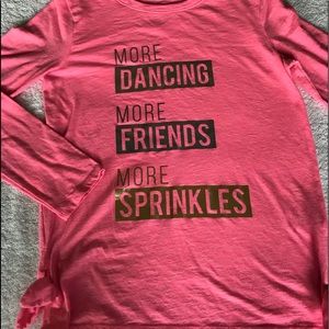 Girls causal long sleeve shirt